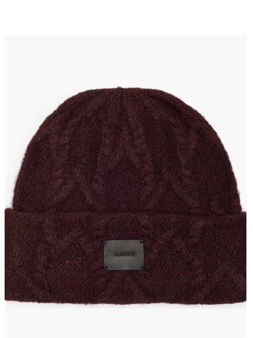 ALL SAINTS CABLE KNIT BEANIE